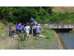 Sulama kanalına düşen şahıs boğuldu