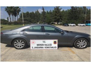 Almanya’dan çalınan lüks araç Mersin’de bulundu