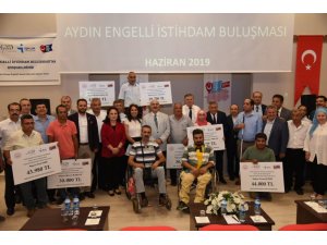 Aydın’da 17 engelli ve eski hükümlüye hibe desteği sağlandı