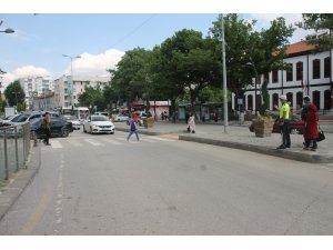 Yayalara trafik denetimi