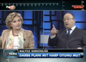 Emekli Paşa'ya canlı yayında kavga etti