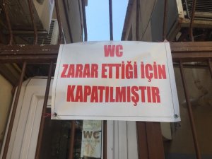 Bursa’da umumi tuvalet iflas etti