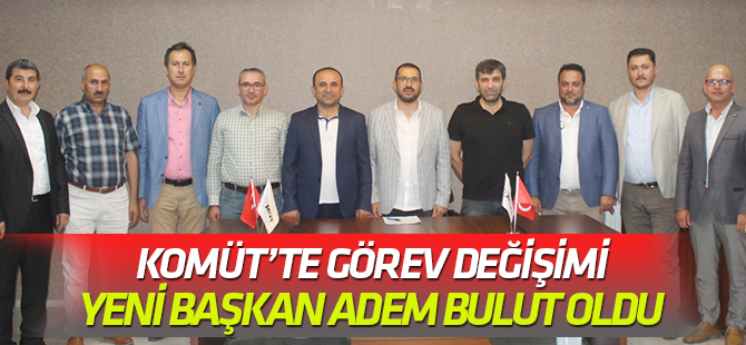 KOMÜT’te yeni Başkan Bulut oldu
