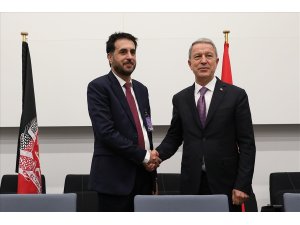 Bakan Akar, Afgan mevkidaşı ile görüştü