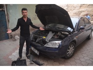 Hararet yapan otomobile müdahale eden itfaiyeye suç duyurusu