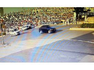 Esenyurt’ta polis memurunun ölümden döndüğü kaza kamerada