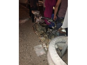 Bariyerlere çarpan motosiklet sürücüsü hayatını kaybetti