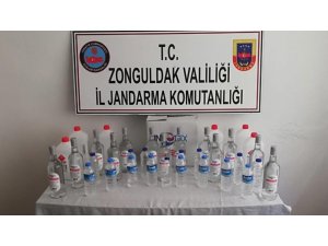 Jandarma’dan sahte rakı operasyonu