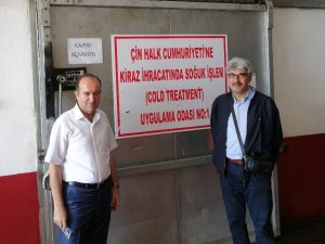 Isparta’dan Çin’e soğuk işlemli kiraz ihracatı