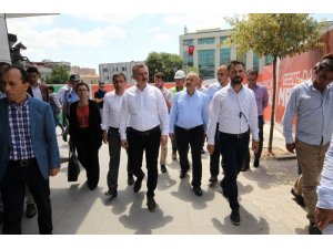 Belediye başkanları Gebze esnafını ziyaret etti