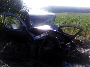 Tokat'ta iki araç çarpıştı: 1 ölü, 3 yaralı