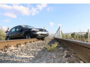 Tren raylarında büyük panik