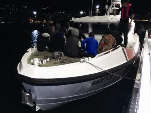 Pamucak’ta 40 kaçak göçmen yakalandı