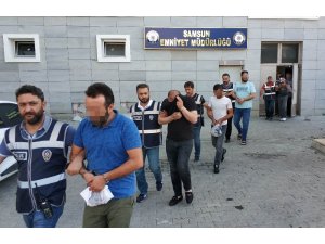 Samsun merkezli change operasyonundan 14 kişi adliyeye sevk edildi