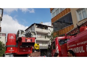 Küçükçekmece’de korkutan yangın