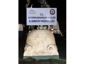 Afyonkarahisar’da tarihi eser operasyonu