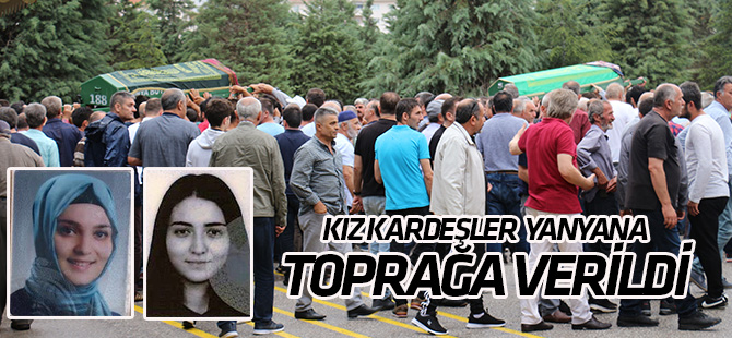 Konya'da öldürülen öğretmen ve kız kardeşi toprağa verildi