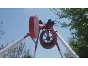 Lunapark feci kaza: 1 ölü, 4 yaralı