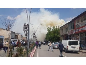 Ağrı’da korkutan yangın