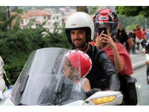 Kenan Sofuoğlu, motosiklet festivaline katıldı