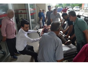 Tartıştığı karısını tüfekle vurarak ağır yaraladı