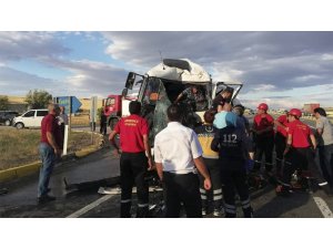 Akaryakıt tankerleri çarpıştı: 1 yaralı