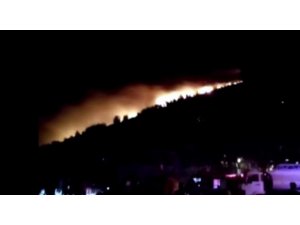 Datça’da 11 saattir devam eden yangında kasıt şüphesi