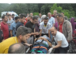 Zonguldak’ta meydana gelen kazada 1’i ağır 5 kişi yaralandı