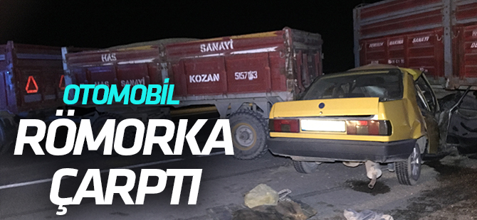 Konya’da trafik kazası: 2 yaralı