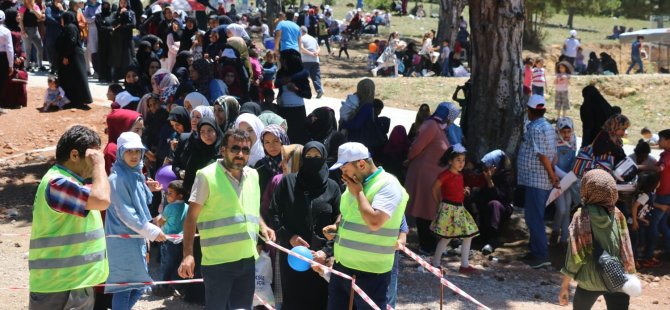 Çocuklar gönüllerince eğlendi