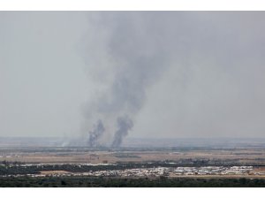 Suriye’deki yangınlar Kilis’te paniğe neden oldu