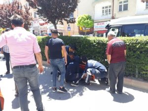 Elektrikli bisikletten düşen bir kişi yaralandı