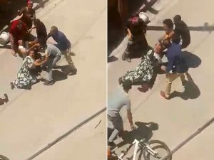 Kadınların kavgasını erkekler ayırdı