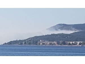 Kapıdağ’da çöp yangını