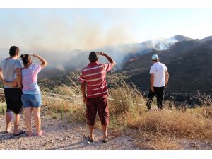 Bodrum’da korkutan yangın