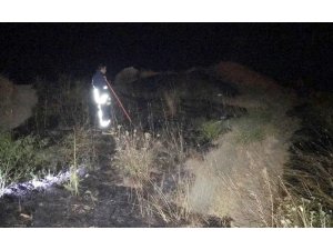 Van Kalesi’nde ot yangını