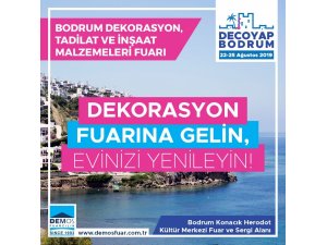 Yazın son trendleri Bodrum İç Mimari ve Dekorasyon Fuarı’nda