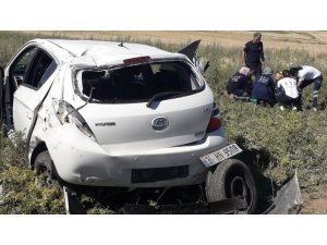 Trafik kazasında 5 kişilik aile ölümden döndü