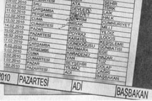 Adi Başbakan için resmi başvuru