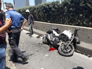 Mahmutbey’de feci kaza: 1 ağır yaralı