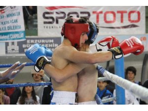 Erzurum’da Türkiye Kick Boks Şampiyonası heyecanı başladı