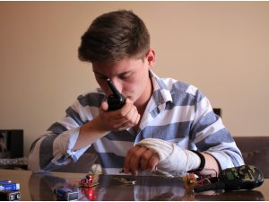 Trafik kazasından esinlendi dünya üçüncüsü oldu