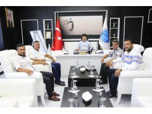 Kilis Belediyespor Yönetiminden Rektör Karacoşkun’a ziyaret