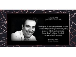 Bakan Ersoy’dan Kemal Sunal paylaşımı