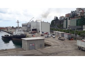 Giresun Liman sahasında yaşanan patlama paniğe neden oldu