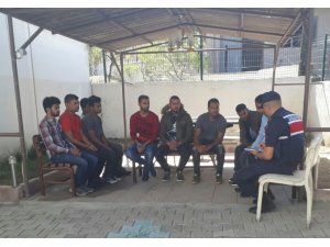 Ayvalık’ta 10 Bangladeşli kaçak yakalandı