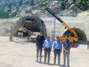 Alacabel Tünelinde çalışmalar devam  ediyor