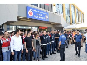 15 Temmuz Demokrasi Otogarında asayiş uygulaması