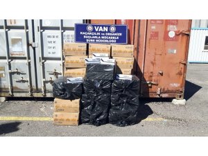 Van’da 14 bin 800 paket kaçak sigara ele geçirildi
