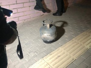 Patlayan tüp yangın çıkardı